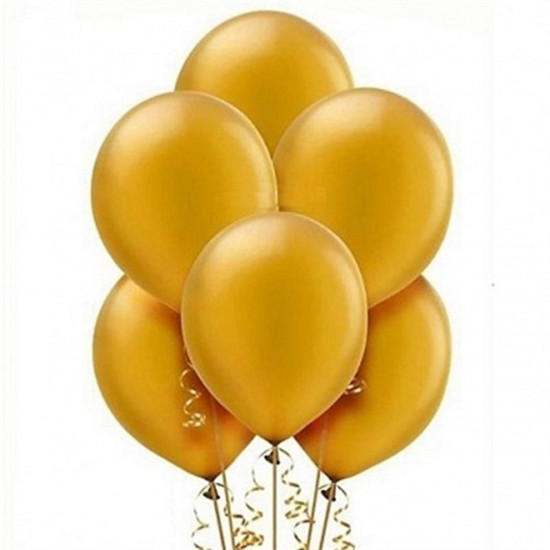 Metalik Balon Gold Altın 100 Adet