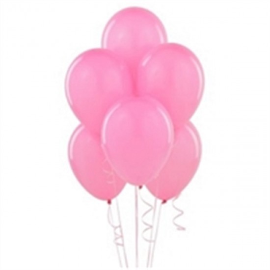 Metalik Balon Pembe 100 Lü Paket