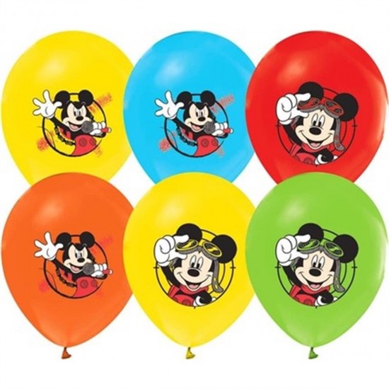 Mickey Mouse Temalı Lisanslı Balon 100 Adet