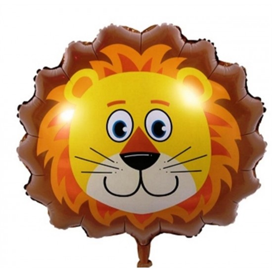 Safari Temalı Aslan Folyo Balon 45 Cm