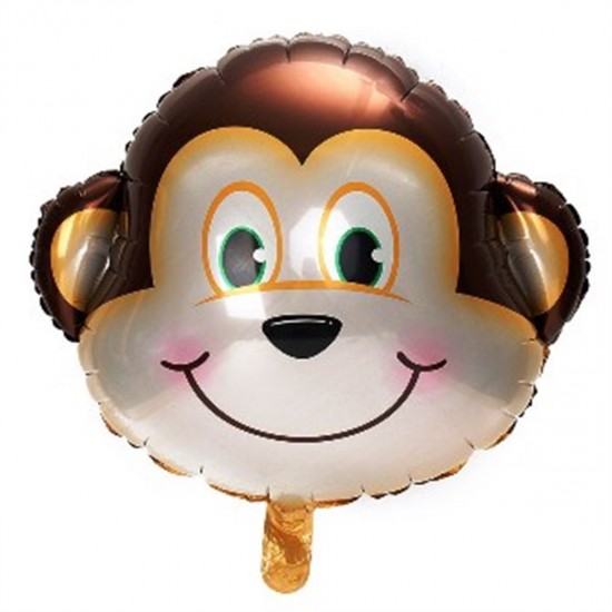 Safari Temalı Maymun Folyo Balon 45 Cm