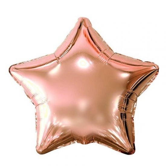 Yıldız Folyo Balon Rose Gold (Bronz) 45 Cm