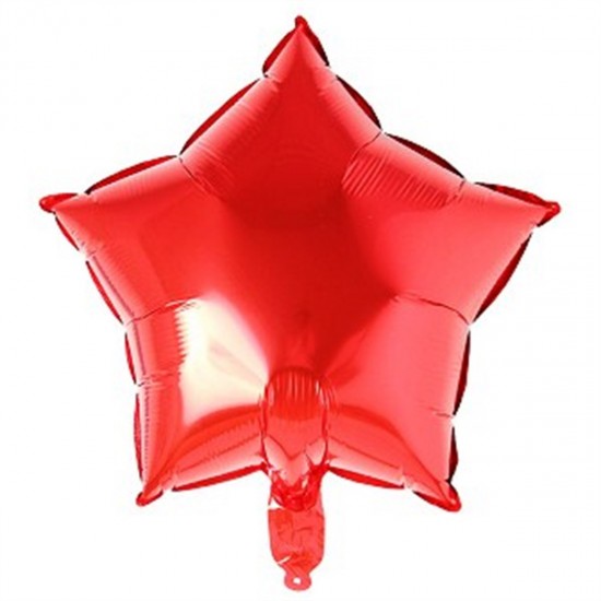 Yıldız Folyo Balon Kırmızı 65 Cm