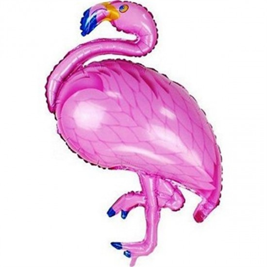 Flamingo Folyo Balon Pembe 90 Cm