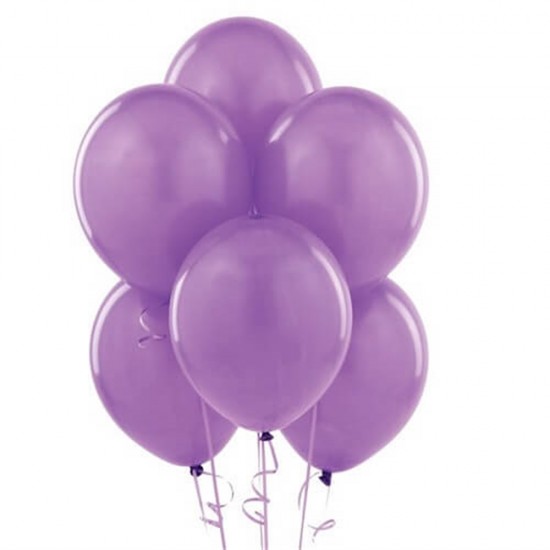 Metalik Balon Lila 10 Lu Paket