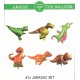 Dinazorlar Jurassic Folyo Balon Set 6Lı 35Cm