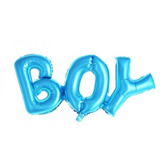 Boy İmza Folyo Balon Mavi 83 Cm