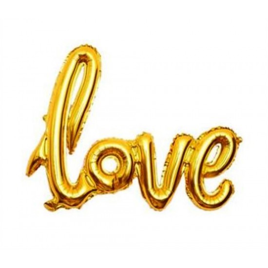 Love İmza Gold Folyo Balon 100Cm