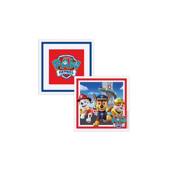 Paw Patrol Lisanslı Kağıt Peçete 33X33 Cm Çift Kat