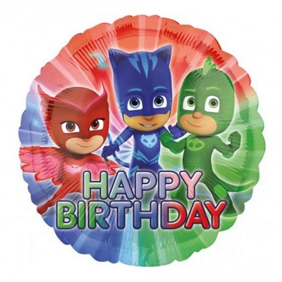 Pj Masks Figürlü Temalı Folyo Balon 45 Cm