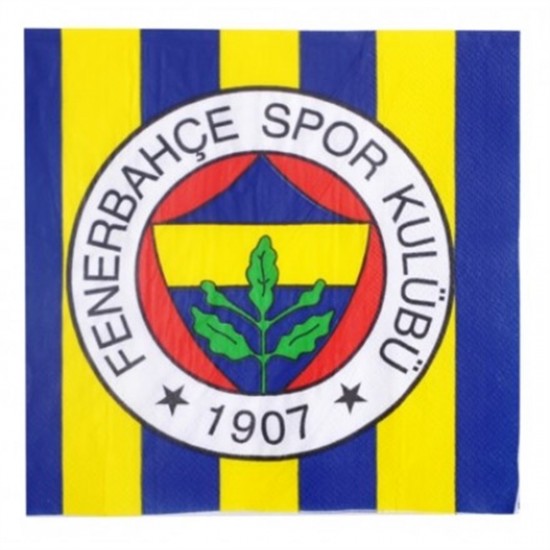 Fenerbahçe Lisanslı Kağıt Peçete 33X33 Cm Çift Kat