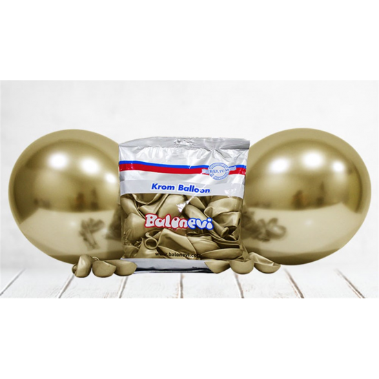 Krom Balon Gold 50 Adet