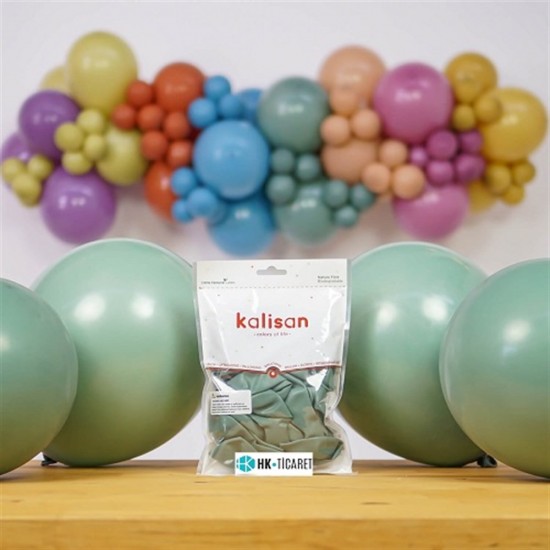 Retro Balon Ada Çayı 12 İnç 100 Adet