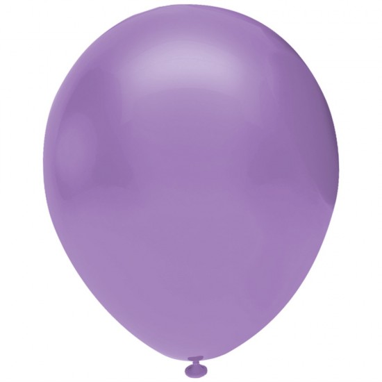 Pastel Mat Balon Açık Violet Dekorasyon Balonu 10 Adet