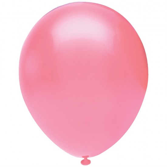 Pastel Mat Balon Pembe Dekorasyon Balonu 10 Adet