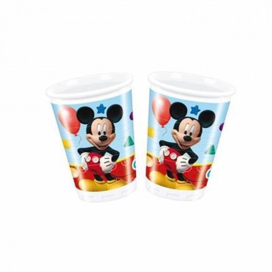 Micky Mouse Lisanslı Plastik Bardak 200 Cc 8 Adet