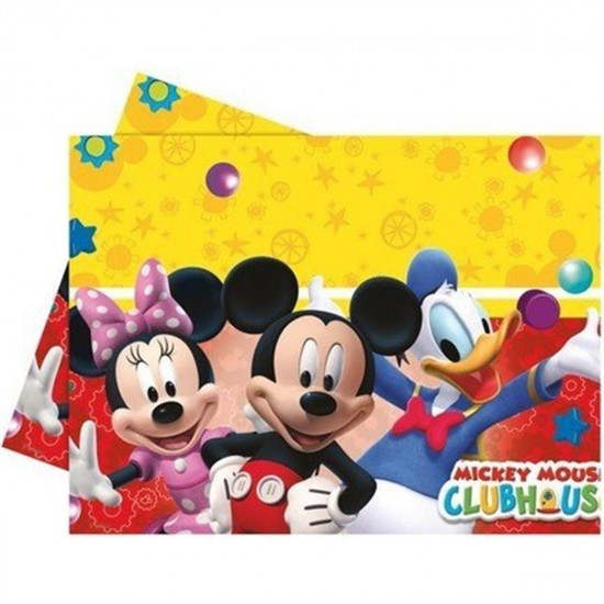 Mickey Mouse Lisanslı Plastik Masa Örtüsü 120X180cm