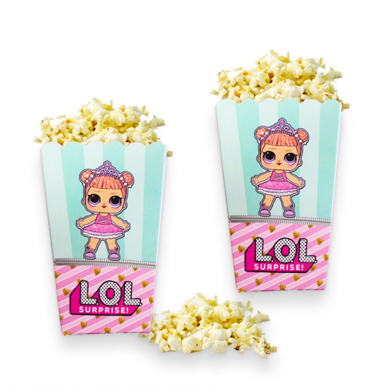 Mısır Kutusu Pop Corn Lol Bebek Temalı 8Li