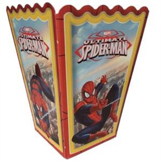 Mısır Kutusu Pop Corn Spiderman Örümcek Adam Temalı 8Li