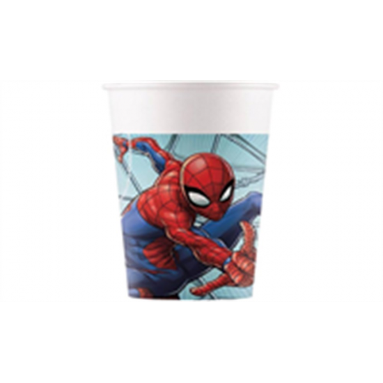 Spiderman Lisanslı Plastik Bardak 200 Cc 8 Adet