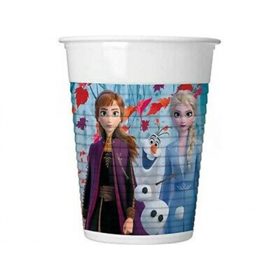 Frozen Lisanslı Plastik Bardak 200 Cc 8 Adet