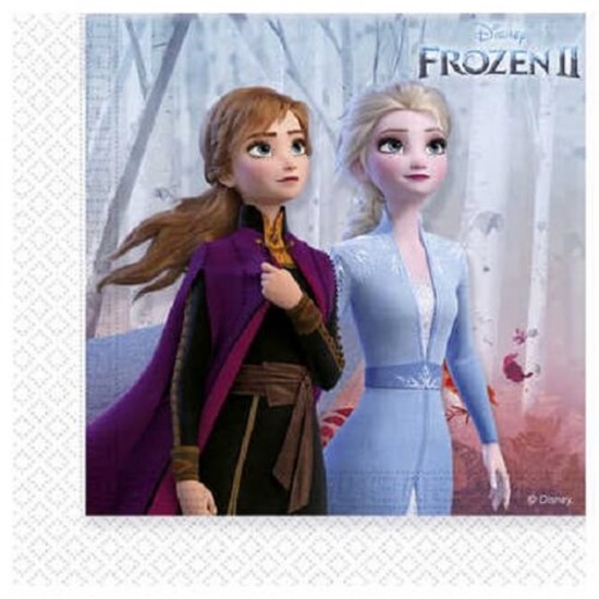 Frozen II Lisanslı Kağıt Peçete 33X33 Cm Çift Kat