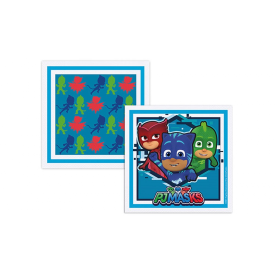 Pj Masks Lisanslı Kağıt Peçete 33X33 Cm Çift Kat