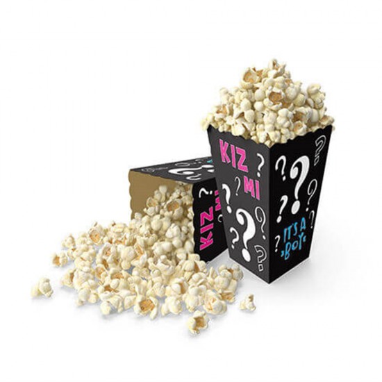 Mısır Kutusu Pop Corn Cinsiyet Belirleme 8Li