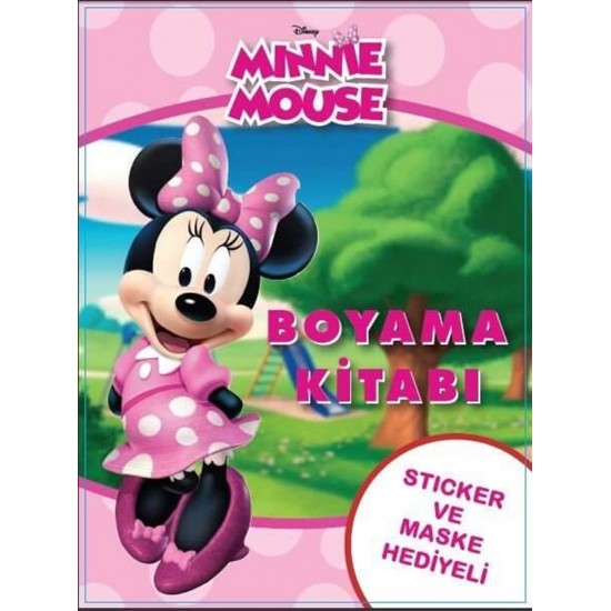 Minnie Mouse Boyama Kitabı - Sticker Ve Maskeli