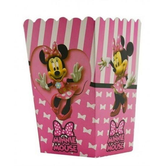 Mısır Kutusu Pop Corn Minnie Mouse Temalı 8Li