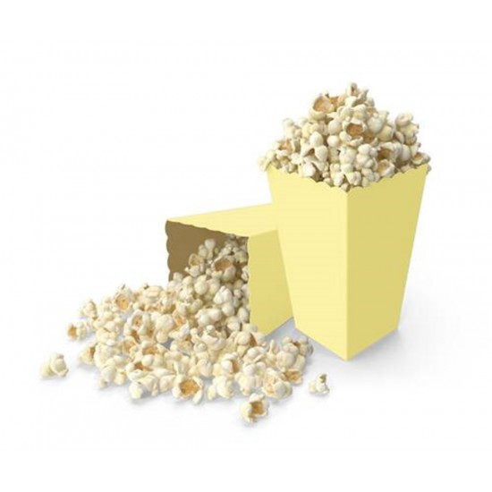 Mısır Kutusu Popcorn Makaron Sarı 8Li