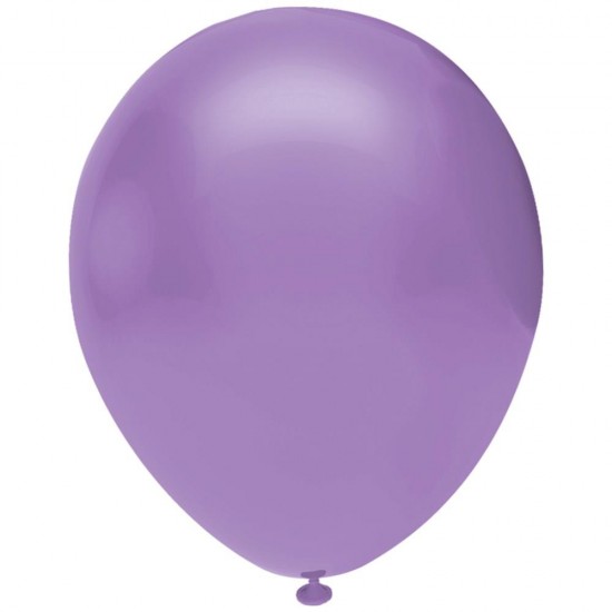 Pastel Mat Balon Açık Violet Dekorasyon Balonu 100 Adet