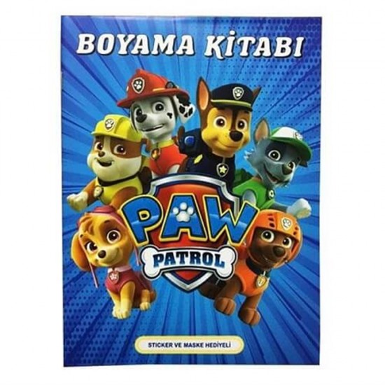 Paw Patrol Boyama Kitabı - Sticker Ve Maskeli