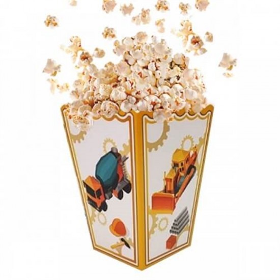 Mısır Kutusu Pop Corn İnşaat Temalı 8Li