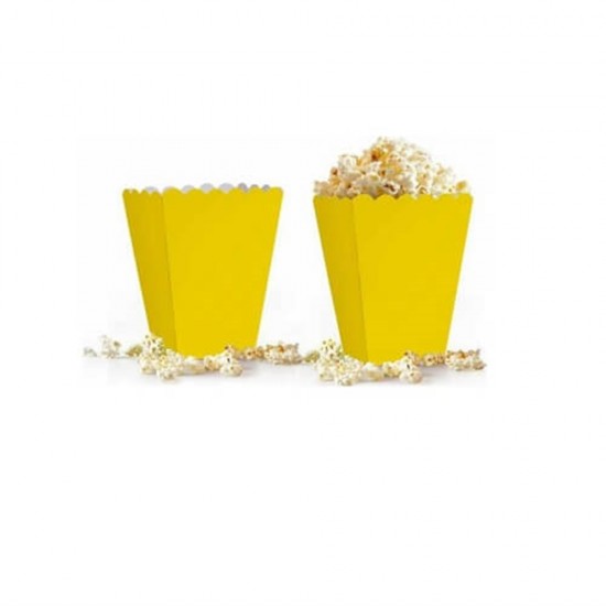 Mısır Kutusu Pop Corn Sarı 8Li