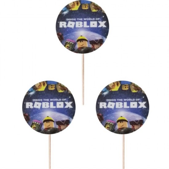 Roblox Konsept Parti Cupcake Kürdan 20 Adet